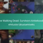 The Walking Dead: Survivors kinkekoodid ehituste täiustamiseks
