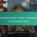 The Walking Dead: Survivors kinkekoodid ressursipakkide jaoks