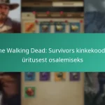 The Walking Dead: Survivors kinkekoodid üritusest osalemiseks