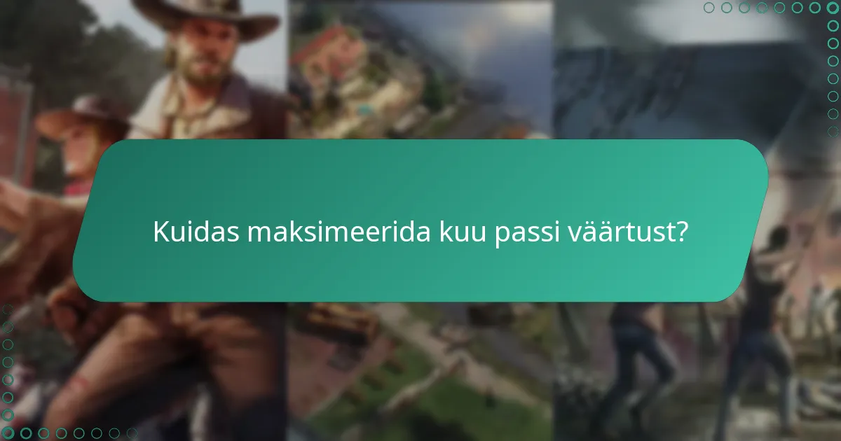 Kuidas kuu passi boonused mängukogemust parandavad?