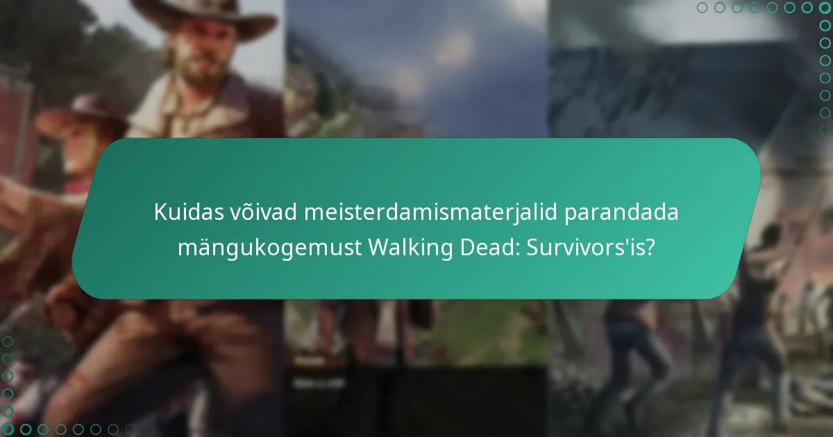 Milliseid verstapostide auhindu saavad mängijad teenida Walking Dead: Survivors’is?