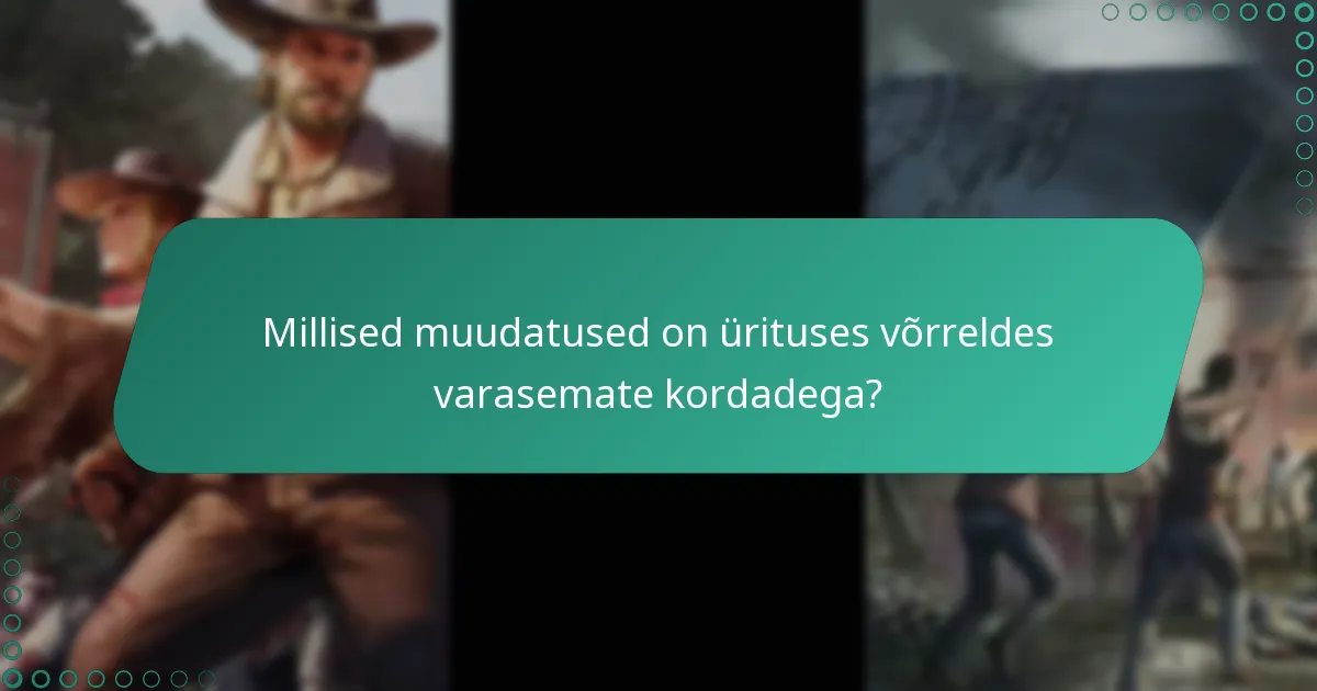 Millised muudatused on ürituses võrreldes varasemate kordadega?